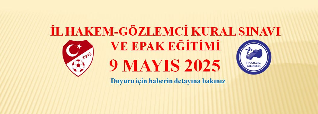 KURAL SINAVI VE EPAK HAKKINDA